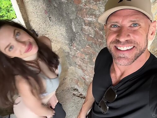 Watch Bald Johnny Fucks His New Girlfriend in the Ruins of an Abandoned Castle video