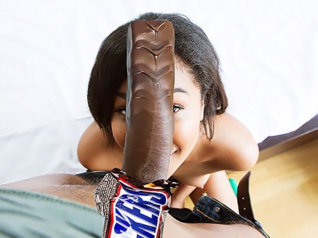 Watch My Black Stepdaughter Loves Big Snickers And I Have One Especially For Her video