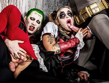 Watch Suicide Squad XXX Part 5 Joker and Batman fuck naughty minx Harley Quinn video